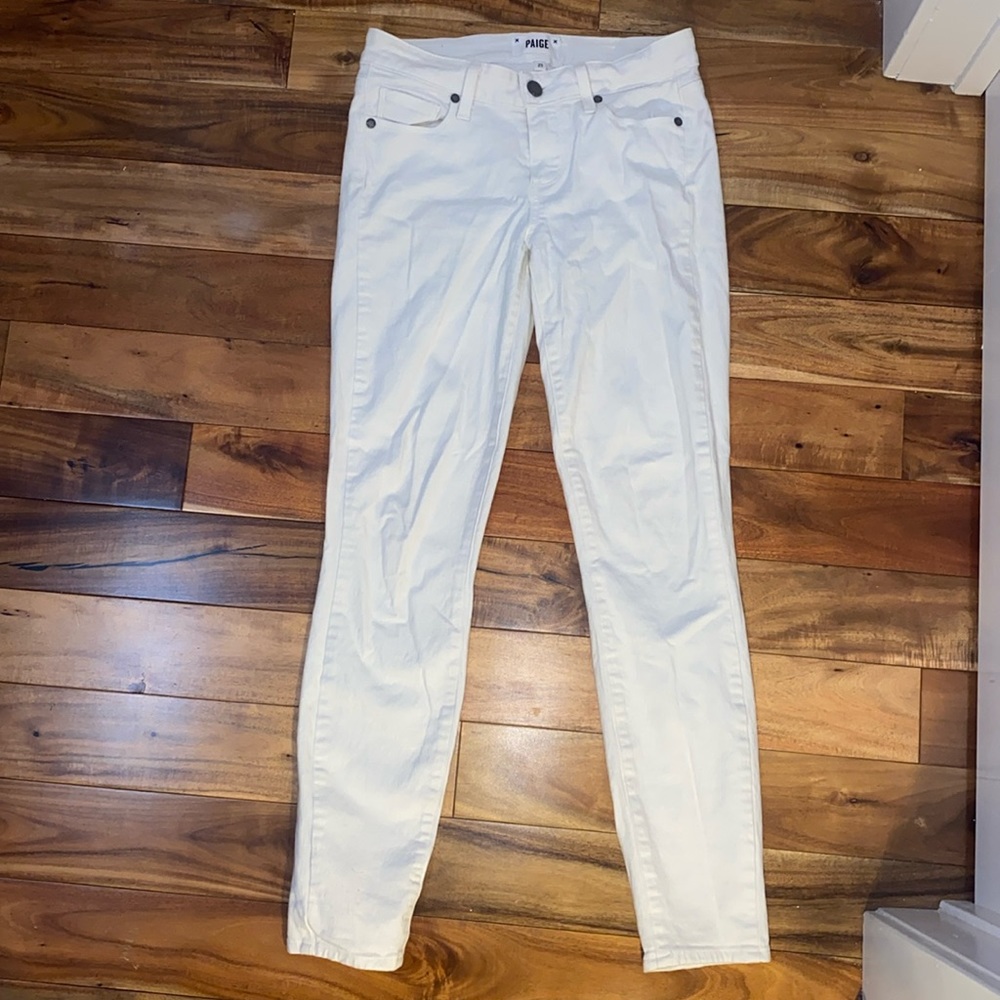 White Paige jeans size 25
